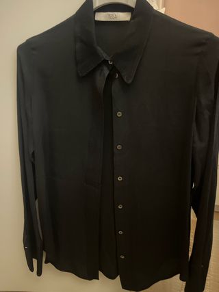 Camicia TELA nera in seta