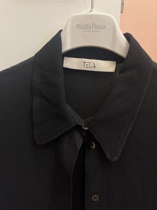Camicia TELA nera in seta