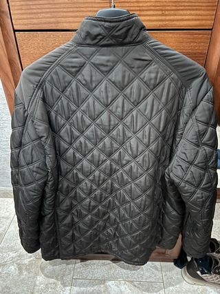 Cazadora acolchada gris XL