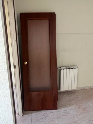 Puerta madera 208x72 con cristal