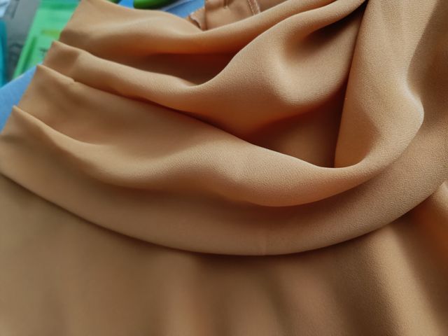 Camisa vintage ocre manga japonesa casi nueva