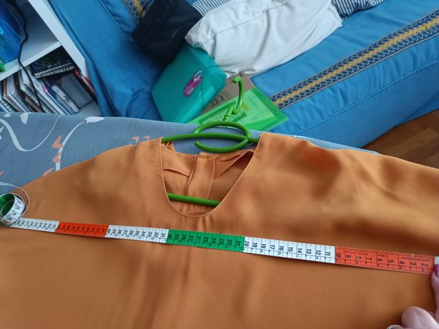 Camisa vintage ocre manga japonesa casi nueva