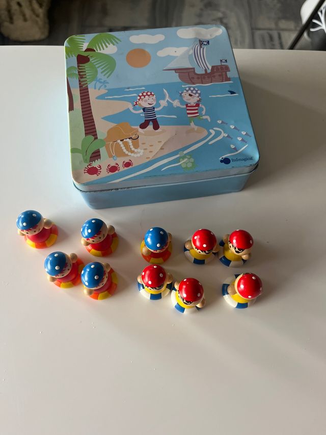 Jogo Três em Linha Piratas