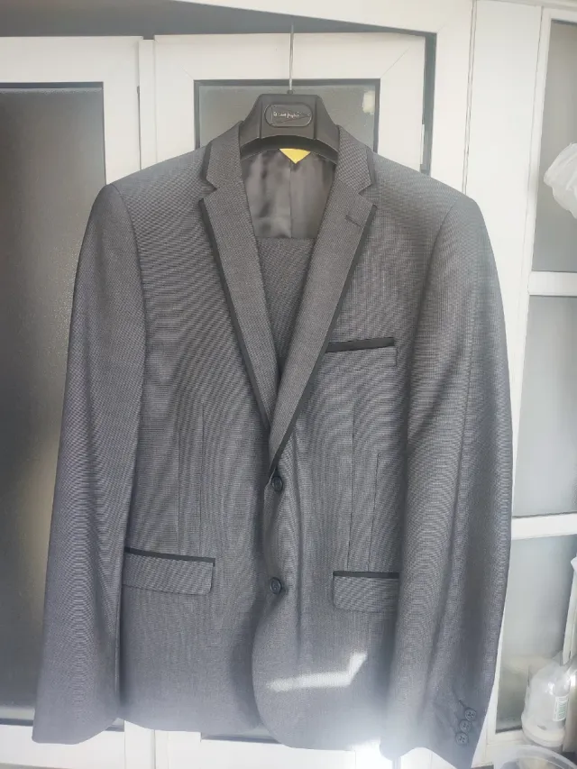Traje Joven El Corte Inglés Gris Talla 46