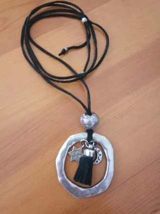 Collar largo con aro