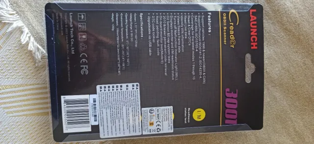 Launch Creader 3001 OBDII Lector Diagnóstico