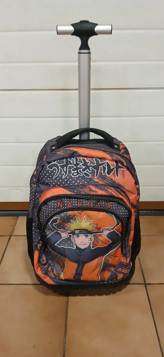 Mochila Escolar Naruto con Ruedas