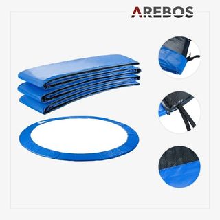 AREBOS Cubre borde + Red cama elástica 366 cm