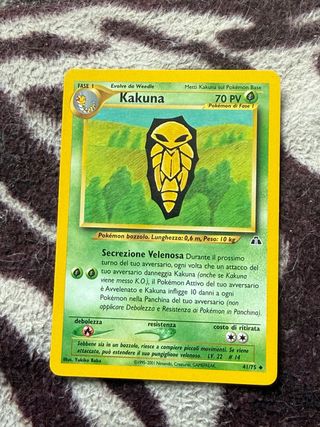 Kakuna Neo Discovery 41/75 Carta Pokémon
