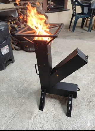 Stufa a legna per esterni