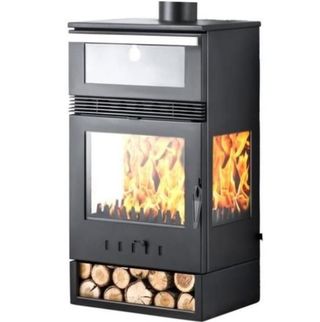 Estufa leña TAKASHI Ventilada con horno/CAST197002