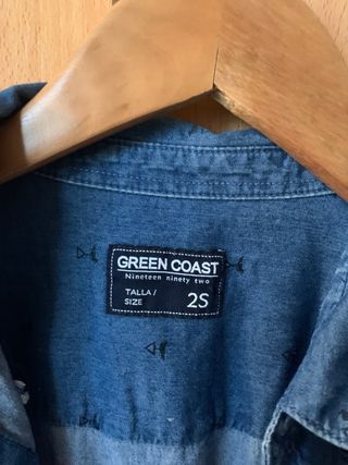 Camisa Estampada Green Coast Talla M