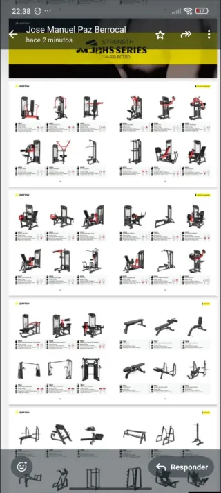 Equipo de gimnasio completo para casa