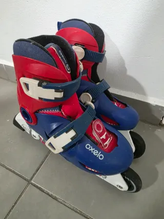 Patines Oxelo Azules y Rojos