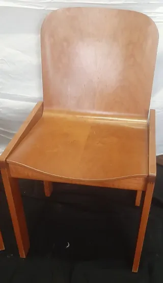 Set 4 sedie design Tobia Scarpa anni 60