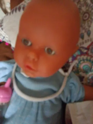 Lotto di 2 vecchie bambole neonato senza capelli