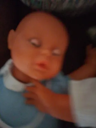 Lotto di 2 vecchie bambole neonato senza capelli