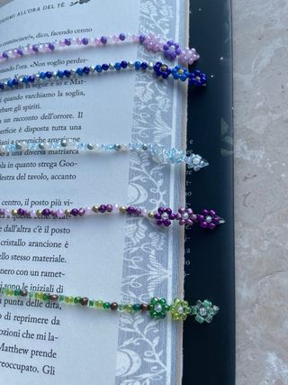 Segnalibri perline fatti a mano