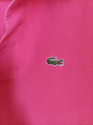 Camiseta Polo Rosa Lacoste 15-16 años