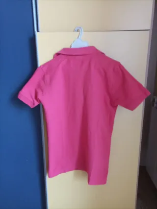 Camiseta Polo Rosa Lacoste 15-16 años