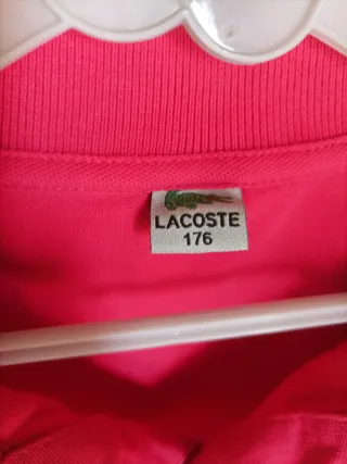 Camiseta Polo Rosa Lacoste 15-16 años