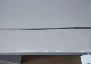 Mesa extensible blanca