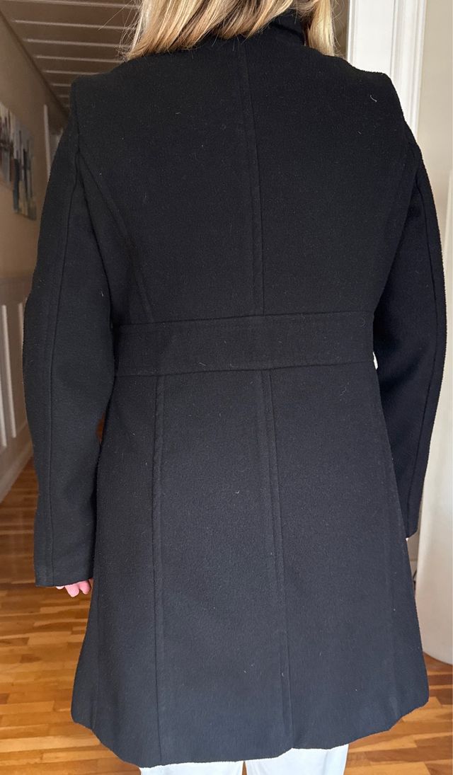 Abrigo negro talla L