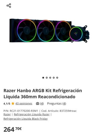 Refrigeración Líquida Razer Hanbo Chroma
