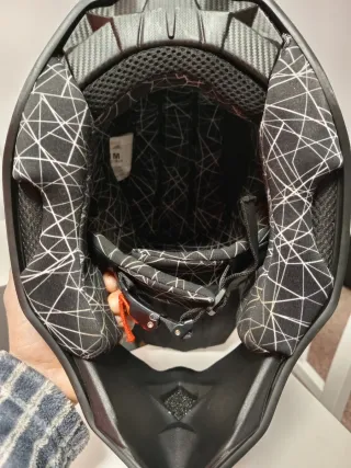 Casco Negro Moto/Off-Road talla m