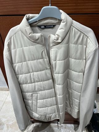 Chaqueta Zara Beige Talla XL