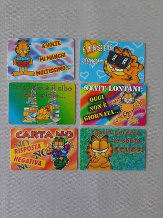 19 Cadrs Garfield- Raccolta Kinder Ferrero 1997