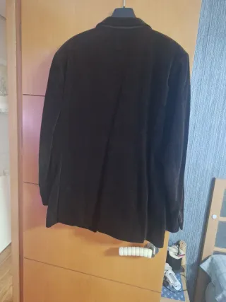 Chaqueta pana marrón hombre