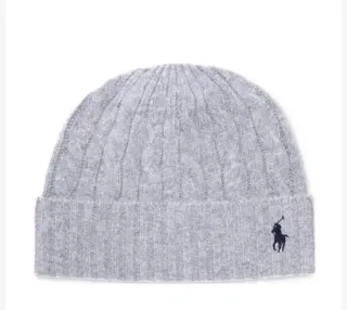 Gorro Polo Ralph Lauren Gris Azul