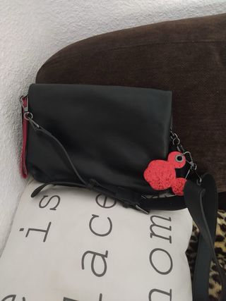 Bolso Mickey Mouse Desigual Negro y Rojo
