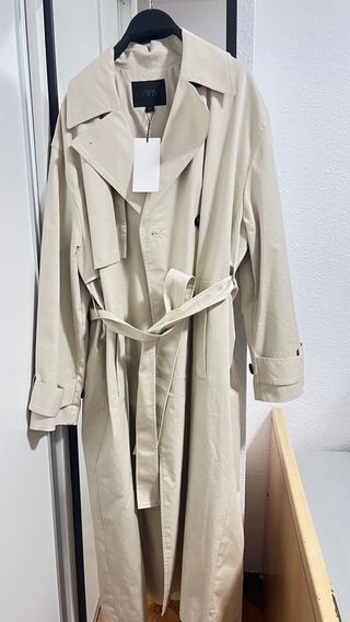 Abrigo Zara Beige