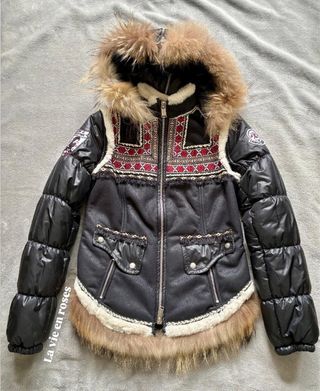 Abrigo Highly Preppy plomón etnico descatalogado