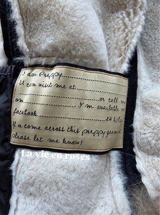 Abrigo Highly Preppy plomón etnico descatalogado