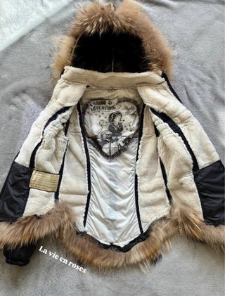 Abrigo Highly Preppy plomón etnico descatalogado