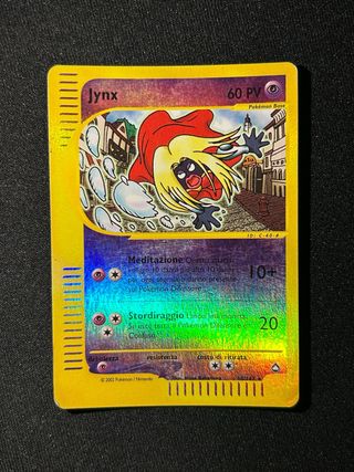 Carta Pokémon Jynx raro reverse