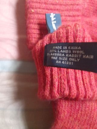 Guantes Polo Ralph Lauren Lana Naranja