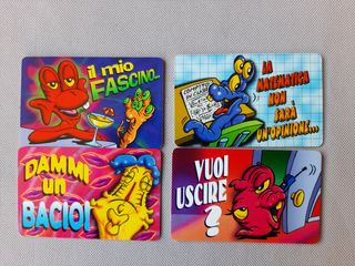 15 Carte Mostri di Bravura Kinder Ferrero 1998