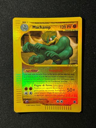 Carta Pokémon Machamp raro reverse