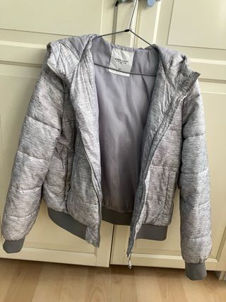 Cazadora acolchada Green Coast gris