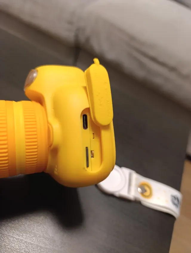 Fotocamera Digitale Infantile Gialla