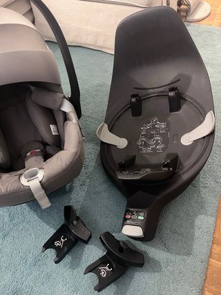 Silla coche Cybex + Base Isofix + soportes
