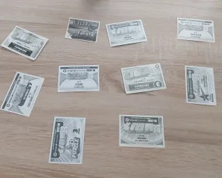 Lote 10 cromos FC Barcelona