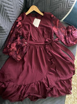 Vestido Burdeos