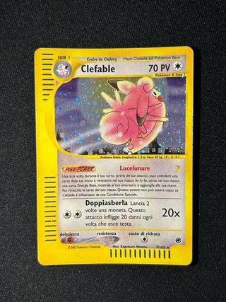 Carta pokemon Clefable holo Expedition