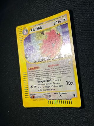 Carta pokemon Clefable holo Expedition