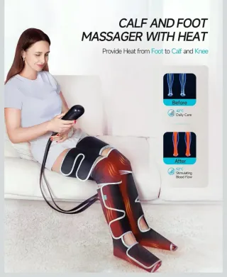 Masajeador de piernas Alljoy negro